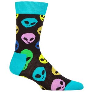 Mens and Women's 1 Pair Happy Socks Aliens Socks Multi 4-7 Unisex - Multi Coloured - Size: 4-7 Unisex Mens and Women's 1 Pair Happy Socks Aliens Socks Multi 4-7 Unisex - Multi Coloured - Size: 4-7 Unisex