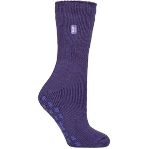 Women's 1 Pair SOCKSHOP Heat Holders 2.3 TOG Plain Thermal Slipper Socks Lavender - Purple - Size: Small Women's 1 Pair SOCKSHOP Heat Holders 2.3 TOG Plain Thermal Slipper Socks Lavender - Purple - Size: Small