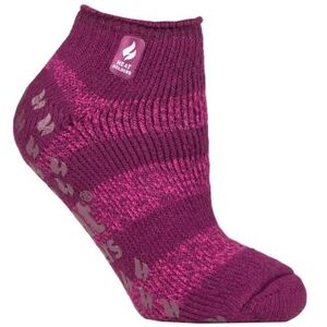 Women's 1 Pair SOCKSHOP Heat Holders 2.3 TOG Patterned and Striped Ankle Slipper Socks Valencia Deep Fuchsia / Berry 4-8 Ladies - Pink - Size: Small Women's 1 Pair SOCKSHOP Heat Holders 2.3 TOG Patterned and Striped Ankle Slipper Socks Valencia Deep Fuchsia / Berry 4-8 Ladies - Pink - Size: Small