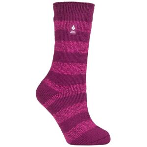 Women's 1 Pair SOCKSHOP Heat Holders 2.3 TOG Patterned Thermal Socks Tuscany Chunky Stripe Deep Fuchsia / Berry 4-8 Ladies - Pink - Size: Small Women's 1 Pair SOCKSHOP Heat Holders 2.3 TOG Patterned Thermal Socks Tuscany Chunky Stripe Deep Fuchsia / Berry 4-8 Ladies - Pink - Size: Small