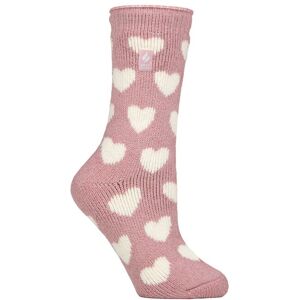 Women's 1 Pair SOCKSHOP Heat Holders 2.3 TOG Patterned Thermal Socks Bold Heart Ballerina Pink 4-8 - Pink - Size: Small Women's 1 Pair SOCKSHOP Heat Holders 2.3 TOG Patterned Thermal Socks Bold Heart Ballerina Pink 4-8 - Pink - Size: Small