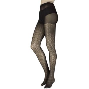 SockShop Womens 1 Pair Charnos Chevron Tights Black Medium/Large - Black - Size: Medium SockShop Womens 1 Pair Charnos Chevron Tights Black Medium/Large - Black - Size: Medium
