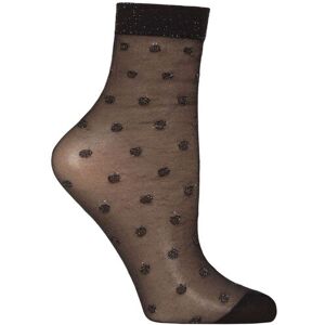 SockShop Women's 1 Pair Charnos Sparkle Spot Ankle Socks Black / Silver One Size - Black - Size: One Size SockShop Women's 1 Pair Charnos Sparkle Spot Ankle Socks Black / Silver One Size - Black - Size: One Size