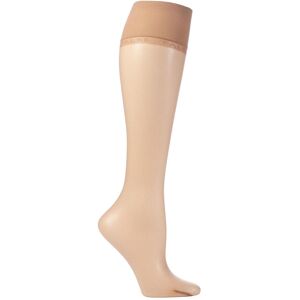 1 Pair Powder Shelina 12 Denier Ultra Transparent Knee Highs With Shimmer Ladies 5.5-8 Ladies - Falke - Skin Tones - Size: Small 1 Pair Powder Shelina 12 Denier Ultra Transparent Knee Highs With Shimmer Ladies 5.5-8 Ladies - Falke - Skin Tones - Size: Small