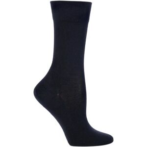 1 Pair Dark Navy Sensitive London Left And Right Comfort Cuff Cotton Socks Ladies 2.5-5 Ladies - Falke - Blue - Size: Small 1 Pair Dark Navy Sensitive London Left And Right Comfort Cuff Cotton Socks Ladies 2.5-5 Ladies - Falke - Blue - Size: Small