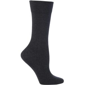 1 Pair Anthracite Sensitive London Left And Right Comfort Cuff Cotton Socks Ladies 5.5-8 Ladies - Falke - Grey - Size: Small 1 Pair Anthracite Sensitive London Left And Right Comfort Cuff Cotton Socks Ladies 5.5-8 Ladies - Falke - Grey - Size: Small