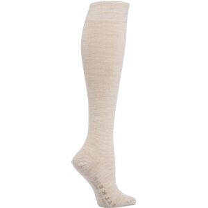 1 Pair Linen Melange Sensitive Berlin Merino Wool Left And Right Knee High Socks Ladies 5.5-8 Ladies - Falke - Cream - Size: Small 1 Pair Linen Melange Sensitive Berlin Merino Wool Left And Right Knee High Socks Ladies 5.5-8 Ladies - Falke - Cream - Size: Small