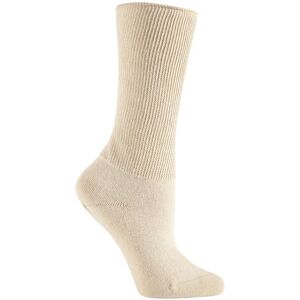 1 Pair Beige Footnurse Oedema Extra Wide Cotton Socks Ladies 4-7 Ladies - Iomi - Cream - Size: Small 1 Pair Beige Footnurse Oedema Extra Wide Cotton Socks Ladies 4-7 Ladies - Iomi - Cream - Size: Small
