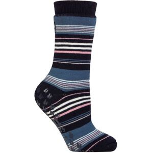 Women's 1 Pair SOCKSHOP Heat Holders IOMI FootNurse Raynaud's 3.1 TOG Striped Thermal Slipper Socks Stripe Navy 4-8 - Blue - Size: Small Women's 1 Pair SOCKSHOP Heat Holders IOMI FootNurse Raynaud's 3.1 TOG Striped Thermal Slipper Socks Stripe Navy 4-8 - Blue - Size: Small