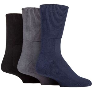 SOCKSHOP IOMI FootNurse Bamboo Cushioned Foot Diabetic Socks Black / Navy / Grey 6-8.5 Unisex - Assorted - Size: 6-8.5 Unisex SOCKSHOP IOMI FootNurse Bamboo Cushioned Foot Diabetic Socks Black / Navy / Grey 6-8.5 Unisex - Assorted - Size: 6-8.5 Unisex