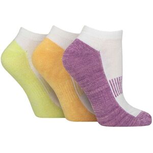 Women's 3 Pair SOCKSHOP Wildfeet Half Cushioned Bamboo Sports Socks White / Pink / Orange / Lime 4-8 - Multi Coloured - Size: Small Women's 3 Pair SOCKSHOP Wildfeet Half Cushioned Bamboo Sports Socks White / Pink / Orange / Lime 4-8 - Multi Coloured - Size: Small