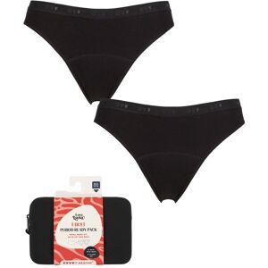 Girls and Teens 2 Pack Love Luna First Period Bikini Briefs Ready Pack Black Age 12-13 - Black - Size: 12-13 Years Girls and Teens 2 Pack Love Luna First Period Bikini Briefs Ready Pack Black Age 12-13 - Black - Size: 12-13 Years