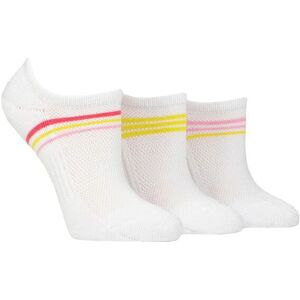 Women's 3 Pair SOCKSHOP Half Cushioned Bamboo No Show Socks Lime Refresher Stripe 4-8 - Green - Size: Small Women's 3 Pair SOCKSHOP Half Cushioned Bamboo No Show Socks Lime Refresher Stripe 4-8 - Green - Size: Small