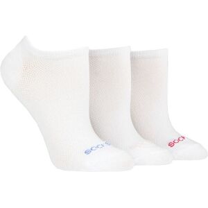 Women's 3 Pair SOCKSHOP Patterned, Striped, Plain, Ribbed and Mesh Bamboo Trainer Socks White Mesh 4-8 - White - Size: Small Women's 3 Pair SOCKSHOP Patterned, Striped, Plain, Ribbed and Mesh Bamboo Trainer Socks White Mesh 4-8 - White - Size: Small