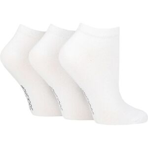 Women's 3 Pair SOCKSHOP Patterned, Striped, Plain, Ribbed and Mesh Bamboo Trainer Socks White Plain 4-8 - White - Size: Small Women's 3 Pair SOCKSHOP Patterned, Striped, Plain, Ribbed and Mesh Bamboo Trainer Socks White Plain 4-8 - White - Size: Small