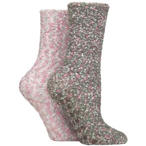 Women's 2 Pair SOCKSHOP Popcorn Feather Slipper Socks with Grip Light Pine 4-8 Women's - Assorted - Size: Small Women's 2 Pair SOCKSHOP Popcorn Feather Slipper Socks with Grip Light Pine 4-8 Women's - Assorted - Size: Small