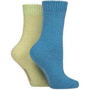 Women's 2 Pair SOCKSHOP Wool Mix Striped and Plain Boot Socks Storm Plain 4-8 Ladies - Assorted - Size: Small Women's 2 Pair SOCKSHOP Wool Mix Striped and Plain Boot Socks Storm Plain 4-8 Ladies - Assorted - Size: Small