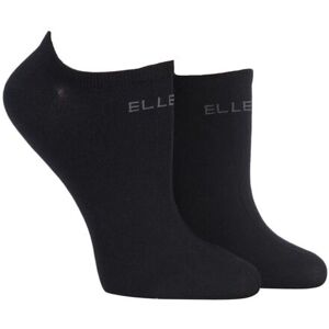 2 Pair Black Plain Bamboo No Show Socks Ladies 4-8 Ladies - Elle - Black - Size: Small 2 Pair Black Plain Bamboo No Show Socks Ladies 4-8 Ladies - Elle - Black - Size: Small