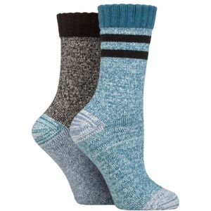 Women's 2 Pair Elle Soft Ribbed Boot Socks Blue Coral 4-8 - Blue - Size: Small Women's 2 Pair Elle Soft Ribbed Boot Socks Blue Coral 4-8 - Blue - Size: Small