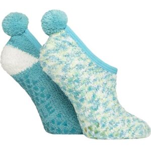 Women's 2 Pair Elle Cosy Mary Jane Socks Storm 4-8 - Blue - Size: Small Women's 2 Pair Elle Cosy Mary Jane Socks Storm 4-8 - Blue - Size: Small