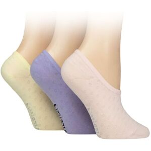 Women's 3 Pair SOCKSHOP Wildfeet Mesh Pattern Fashion Shoe Liner Socks Spot Pink / Purple / Yellow 4-8 - Assorted - Size: Small Women's 3 Pair SOCKSHOP Wildfeet Mesh Pattern Fashion Shoe Liner Socks Spot Pink / Purple / Yellow 4-8 - Assorted - Size: Small