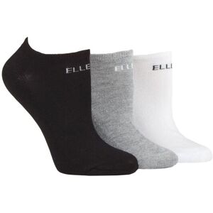 Women's 3 Pair Elle Bamboo Cushioned No Shows Black / Grey / White Plains 4-8 Ladies - Assorted - Size: Small Women's 3 Pair Elle Bamboo Cushioned No Shows Black / Grey / White Plains 4-8 Ladies - Assorted - Size: Small