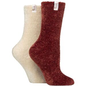 Women's 2 Pair Elle Chenille Leisure Socks Wild Poppy 4-8 - Assorted - Size: Small Women's 2 Pair Elle Chenille Leisure Socks Wild Poppy 4-8 - Assorted - Size: Small