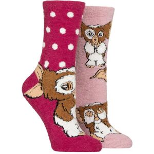 SockShop Women's 2 Pair Gremlins Cute Gizmo Fluffy Cosy Socks Pink 4-8 Womens - Pink - Size: Small SockShop Women's 2 Pair Gremlins Cute Gizmo Fluffy Cosy Socks Pink 4-8 Womens - Pink - Size: Small
