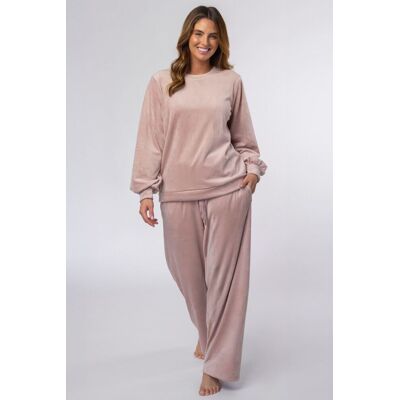 Women's 1 Pack Heat Holders Soul Warming Cosy Loungewear Set Dusky Pink L - Pink - Size: Large Women's 1 Pack Heat Holders Soul Warming Cosy Loungewear Set Dusky Pink L - Pink - Size: Large