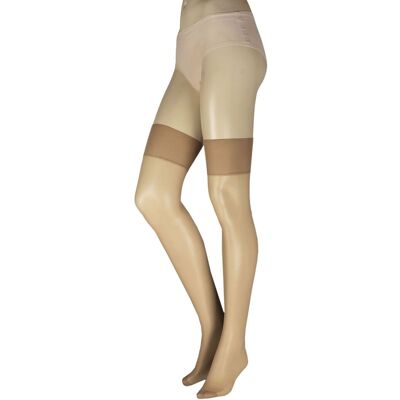 SockShop Women's 2 Pair 24/7 Charnos 15 Denier Stocking Champagne M - Skin Tones - Size: Medium SockShop Women's 2 Pair 24/7 Charnos 15 Denier Stocking Champagne M - Skin Tones - Size: Medium