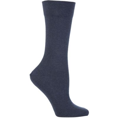 1 Pair Navy Blue Sensitive London Left And Right Comfort Cuff Cotton Socks Ladies 5.5-8 Ladies - Falke - Blue - Size: Small 1 Pair Navy Blue Sensitive London Left And Right Comfort Cuff Cotton Socks Ladies 5.5-8 Ladies - Falke - Blue - Size: Small