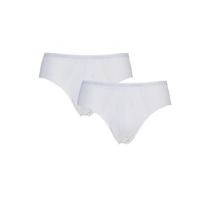 2 Pack White Basic Midi Brief Men's 32 Mens - Sloggi  - White - Size: 32 Mens