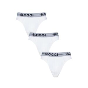 3 Pack White Go Soft Waistband Comfort Cotton Briefs Men's 40 Mens - Sloggi  - White - Size: 40 Mens