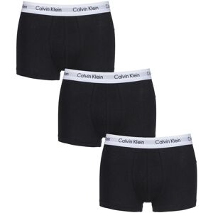 3 Pack Black Low Rise Trunks Men's Small - Calvin Klein  - Black - Size: Small