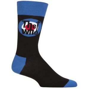 SOCKSHOP Music Collection 1 Pair The Who Cotton Socks Target Logo One Size - Black - Size: One Size