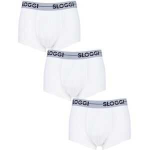 3 Pack White Go Soft Waistband Comfort Cotton Low Rise Hipster Boxers Men's 36 Mens - Sloggi - White - Size: 36 Mens 3 Pack White Go Soft Waistband Comfort Cotton Low Rise Hipster Boxers Men's 36 Mens - Sloggi - White - Size: 36 Mens