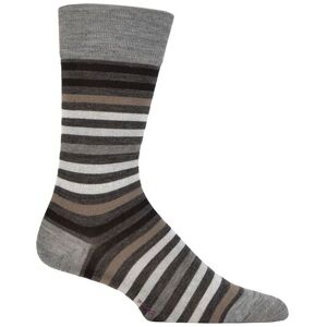 Mens 1 Pair Falke Tinted Stripe Wool Socks Asphalt Melange 5.5-8 Mens - Grey - Size: 5.5-8 Mens Mens 1 Pair Falke Tinted Stripe Wool Socks Asphalt Melange 5.5-8 Mens - Grey - Size: 5.5-8 Mens