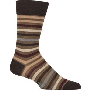 Mens 1 Pair Falke Tinted Stripe Wool Socks Brown 5.5-8 Mens - Brown - Size: 5.5-8 Mens Mens 1 Pair Falke Tinted Stripe Wool Socks Brown 5.5-8 Mens - Brown - Size: 5.5-8 Mens
