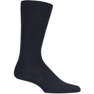 1 Pair Dark Navy Airport Plain Virgin Wool and Cotton Business Socks Men's 10-11 Mens - Falke - Blue - Size: 10-11 Mens 1 Pair Dark Navy Airport Plain Virgin Wool and Cotton Business Socks Men's 10-11 Mens - Falke - Blue - Size: 10-11 Mens