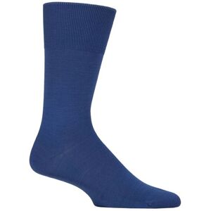 SockShop Mens 1 Pair Falke Airport Plain Virgin Wool and Cotton Business Socks Sapphire 8.5-9.5 Mens - Blue - Size: 8.5-9.5 Mens SockShop Mens 1 Pair Falke Airport Plain Virgin Wool and Cotton Business Socks Sapphire 8.5-9.5 Mens - Blue - Size: 8.5-9.5 Mens