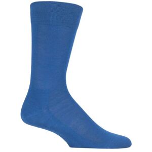 1 Pair Sapphire Sensitive London Cotton Left and Right Socks With Comfort Cuff Men's 5.5-8 Mens - Falke - Blue - Size: 5.5-8 Mens 1 Pair Sapphire Sensitive London Cotton Left and Right Socks With Comfort Cuff Men's 5.5-8 Mens - Falke - Blue - Size: 5.5-8 Mens