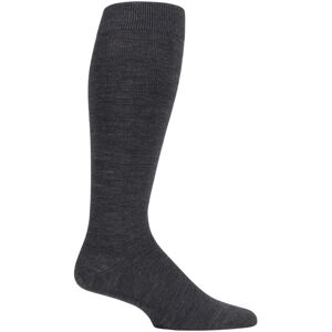 Mens 1 Pair Falke Merino Wool Energizing Knee High Socks Anthracite Melange 7-8 Mens - Grey - Size: 7-8 Mens Mens 1 Pair Falke Merino Wool Energizing Knee High Socks Anthracite Melange 7-8 Mens - Grey - Size: 7-8 Mens