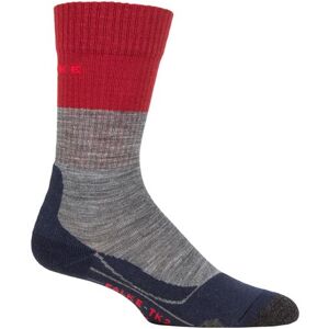 Mens 1 Pair Falke TK2 Medium Volume Ergonomic Cushioned Trekking Socks Grey 5.5-7.5 - Grey - Size: 5.5-7.5 Mens Mens 1 Pair Falke TK2 Medium Volume Ergonomic Cushioned Trekking Socks Grey 5.5-7.5 - Grey - Size: 5.5-7.5 Mens