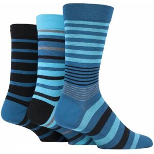 3 Pair Big City Comfort Cuff Gentle Bamboo Striped and Plain Socks with Smooth Toe Seams Men's 7-11 Mens - SOCKSHOP - Blue - Size: 7-11 Mens 3 Pair Big City Comfort Cuff Gentle Bamboo Striped and Plain Socks with Smooth Toe Seams Men's 7-11 Mens - SOCKSHOP - Blue - Size: 7-11 Mens