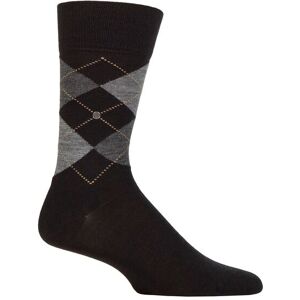 1 Pair Black / Grey Edinburgh Virgin Wool Argyle Socks Men's 6.5-11 Mens - Burlington - Black - Size: 6.5-11 Mens 1 Pair Black / Grey Edinburgh Virgin Wool Argyle Socks Men's 6.5-11 Mens - Burlington - Black - Size: 6.5-11 Mens