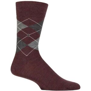 Mens 1 Pair Burlington Edinburgh Virgin Wool Argyle Socks Burgundy Melange 6.5-11 Mens - Red - Size: 6.5-11 Mens Mens 1 Pair Burlington Edinburgh Virgin Wool Argyle Socks Burgundy Melange 6.5-11 Mens - Red - Size: 6.5-11 Mens