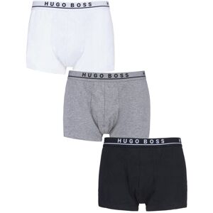 3 Pack Assorted BOSS Plain Cotton Stretch Trunks Men's Small - Hugo Boss - Assorted - Size: Small 3 Pack Assorted BOSS Plain Cotton Stretch Trunks Men's Small - Hugo Boss - Assorted - Size: Small