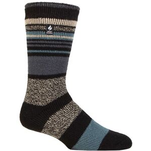 Mens 1 Pair SOCKSHOP Heat Holders 2.3 TOG Patterned and Plain Thermal Socks Galway Multi Stripe Black / Marine 6-11 - Black - Size: 6-11 Mens Mens 1 Pair SOCKSHOP Heat Holders 2.3 TOG Patterned and Plain Thermal Socks Galway Multi Stripe Black / Marine 6-11 - Black - Size: 6-11 Mens