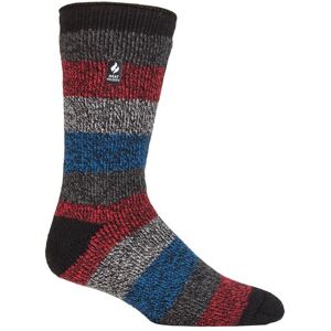 Mens 1 Pair SOCKSHOP Heat Holders 2.3 TOG Patterned and Plain Thermal Socks Milan Thick Twist Stripe Black / Grey / Red 6-11 Mens - Multi Coloured - Size: 6-11 Mens Mens 1 Pair SOCKSHOP Heat Holders 2.3 TOG Patterned and Plain Thermal Socks Milan Thick Twist Stripe Black / Grey / Red 6-11 Mens - Multi Coloured - Size: 6-11 Mens
