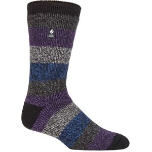 Mens 1 Pair SOCKSHOP Heat Holders 2.3 TOG Patterned and Plain Thermal Socks Milan Thick Twist Stripe Black / Midnight / Petrol 6-11 Mens - Multi Coloured - Size: 6-11 Mens Mens 1 Pair SOCKSHOP Heat Holders 2.3 TOG Patterned and Plain Thermal Socks Milan Thick Twist Stripe Black / Midnight / Petrol 6-11 Mens - Multi Coloured - Size: 6-11 Mens